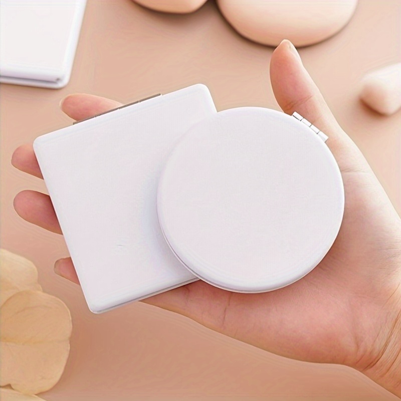10pcs/20pcs/30pcs Square Small Mirrors, Portable Dual-Sided Design