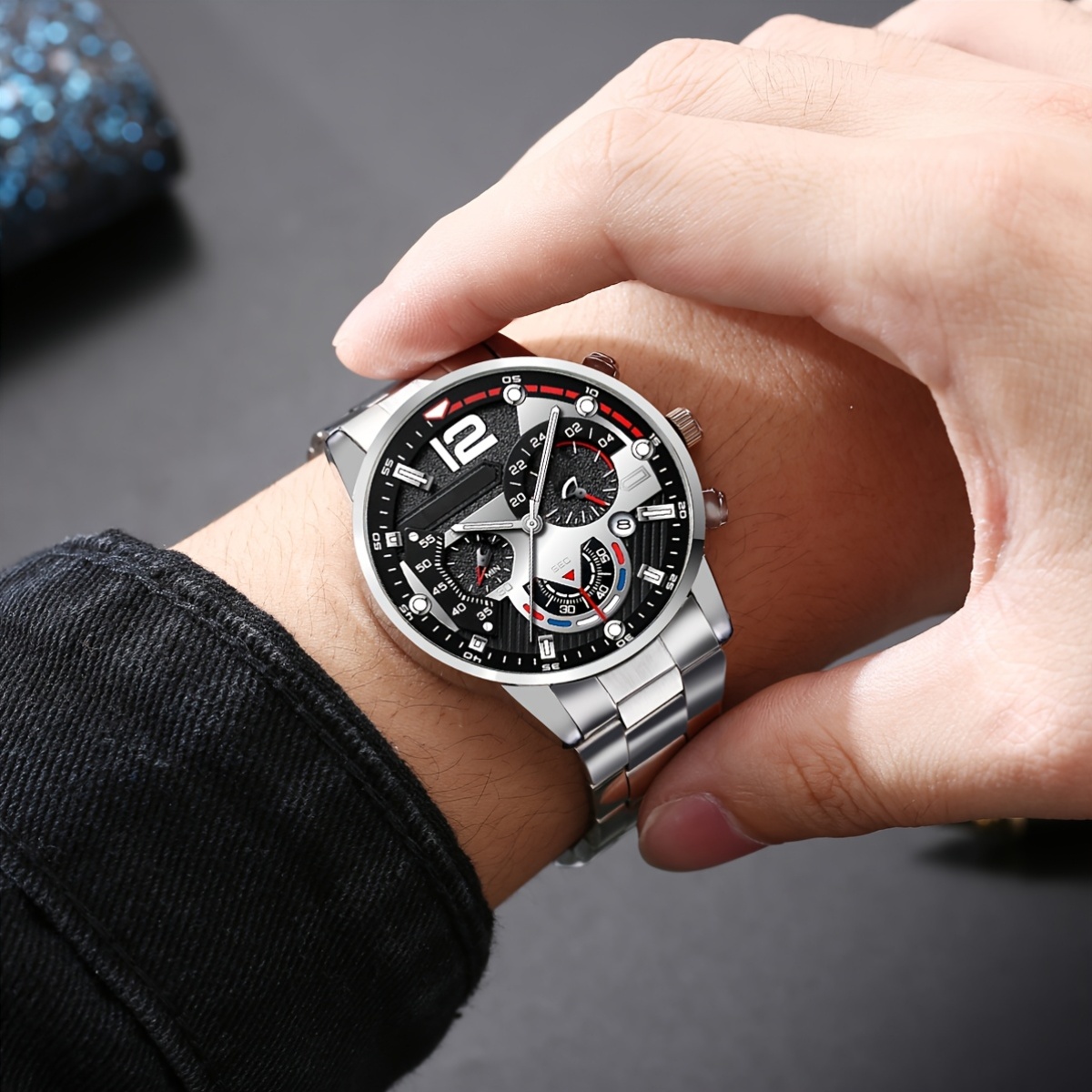 Men's 6pcs Business Watch Set, Exquisite Gift for Him