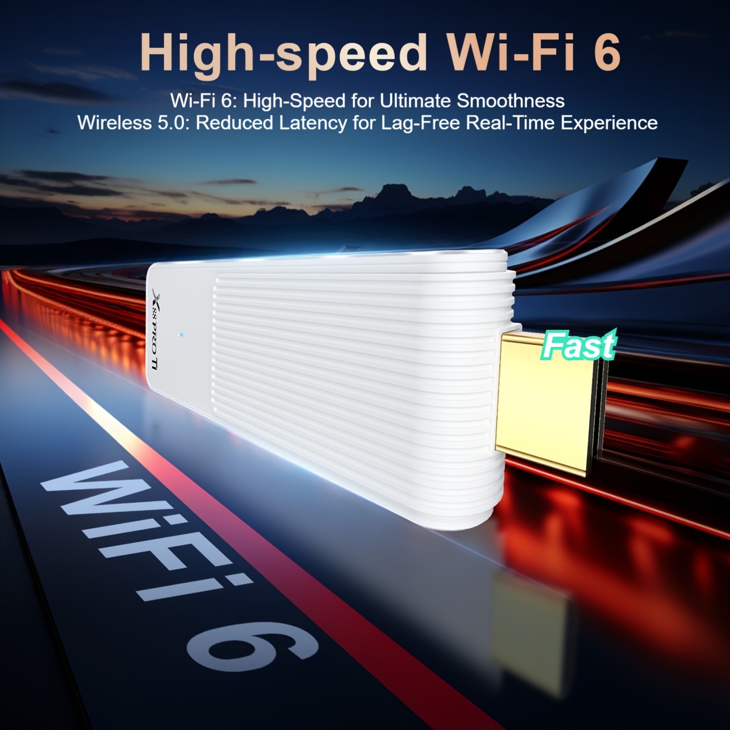 Clé TV intelligente ultra-mini X88PRO T1 blanche, nouveau modèle amélioré, design minimaliste, boîtier décodeur, Wi-Fi 6 double bande, processeur Rockchip RK3518, boîtier TV Internet, prend en charge 4K Ultra HD, lecteur TV, Android 14, sans fil 5.0+, télécommande à commande vocale – Image 9