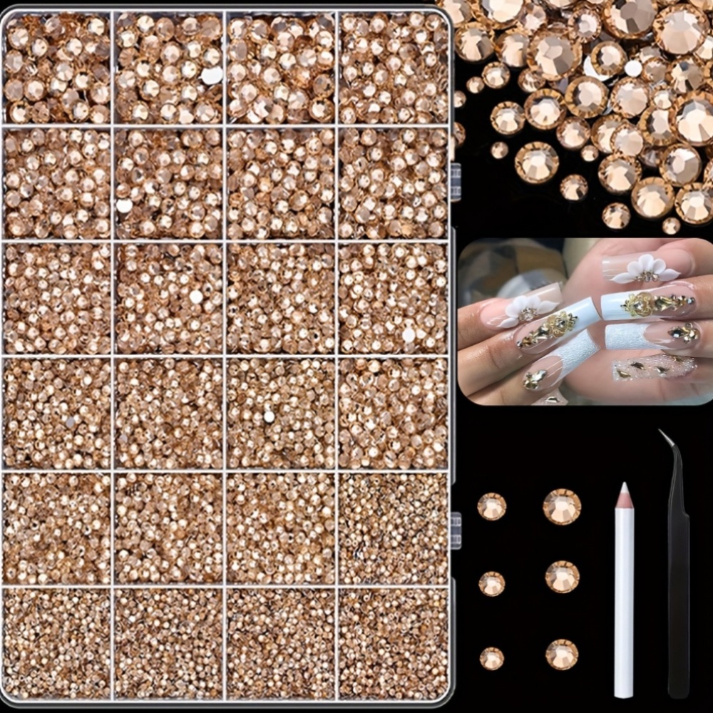 8967pcs Resin Rhinestones for Handmade Crafts