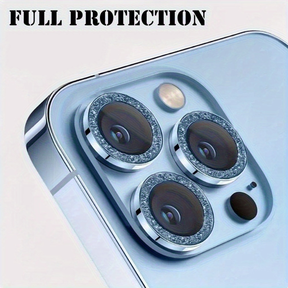Protezione Fotocamera IPhone Custodia Protettiva Con Obiettivo Per IPhone 14 ,13,12,11 Pro MAX - Vetro Temperato, Design Elegante, Protezione Completa CCTV Lens - Foto 9