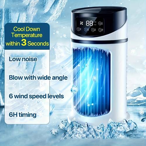 portable mini air conditioners mini air conditioner portable powerful quiet lightweight and portable with hydro technology with 3 timer for bedroom room office desk more
