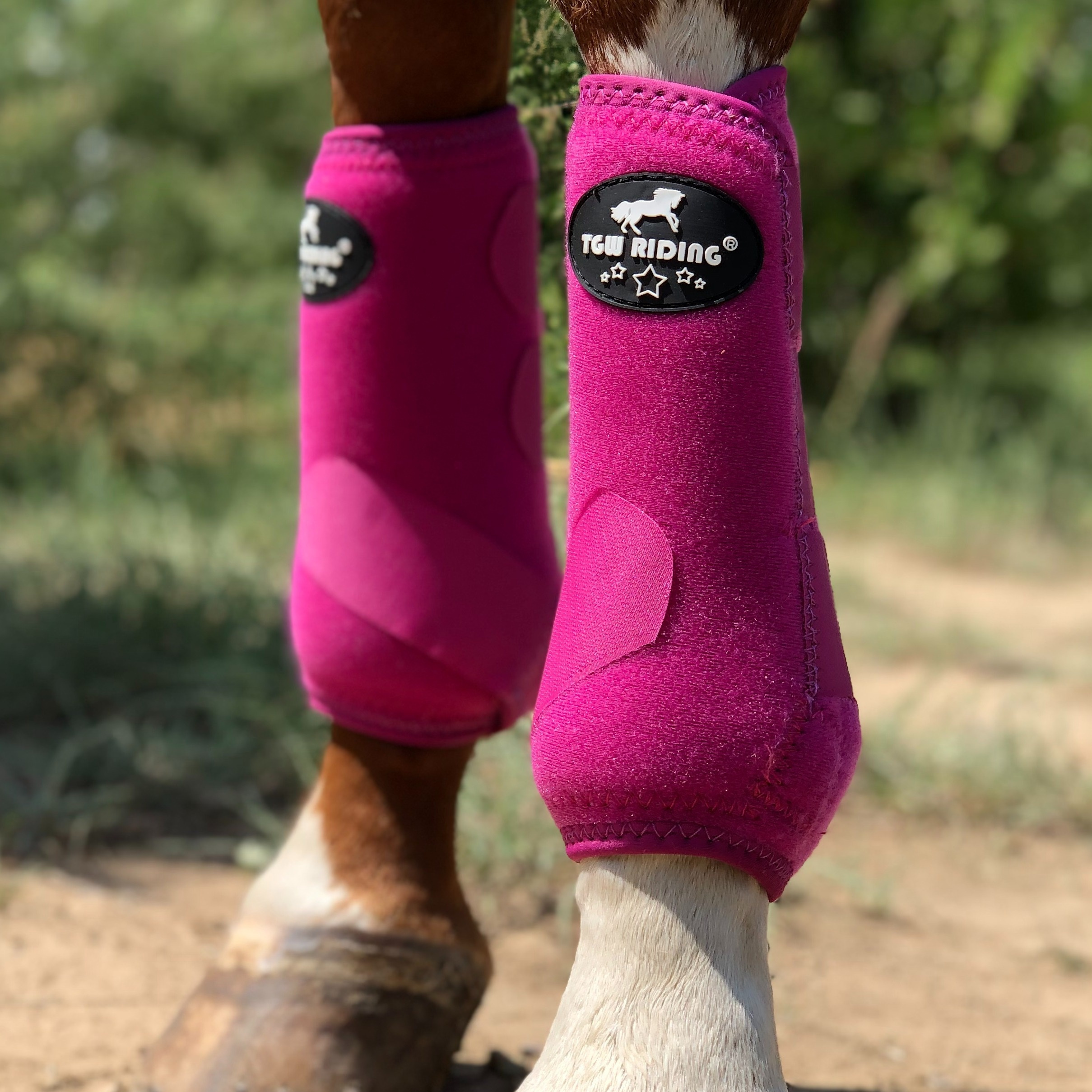 4pcs Equestrian Eventing Injury Protection Horse Bandages, Obstacle