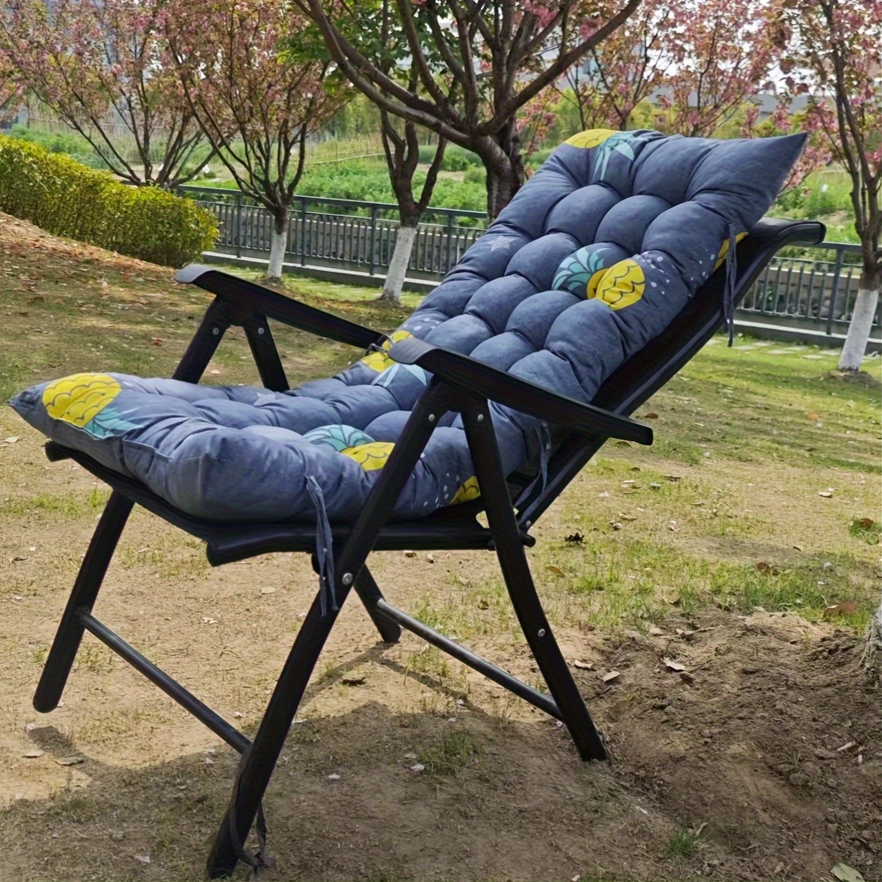 thickened lounge chair cushion chair pad Temu Portugal