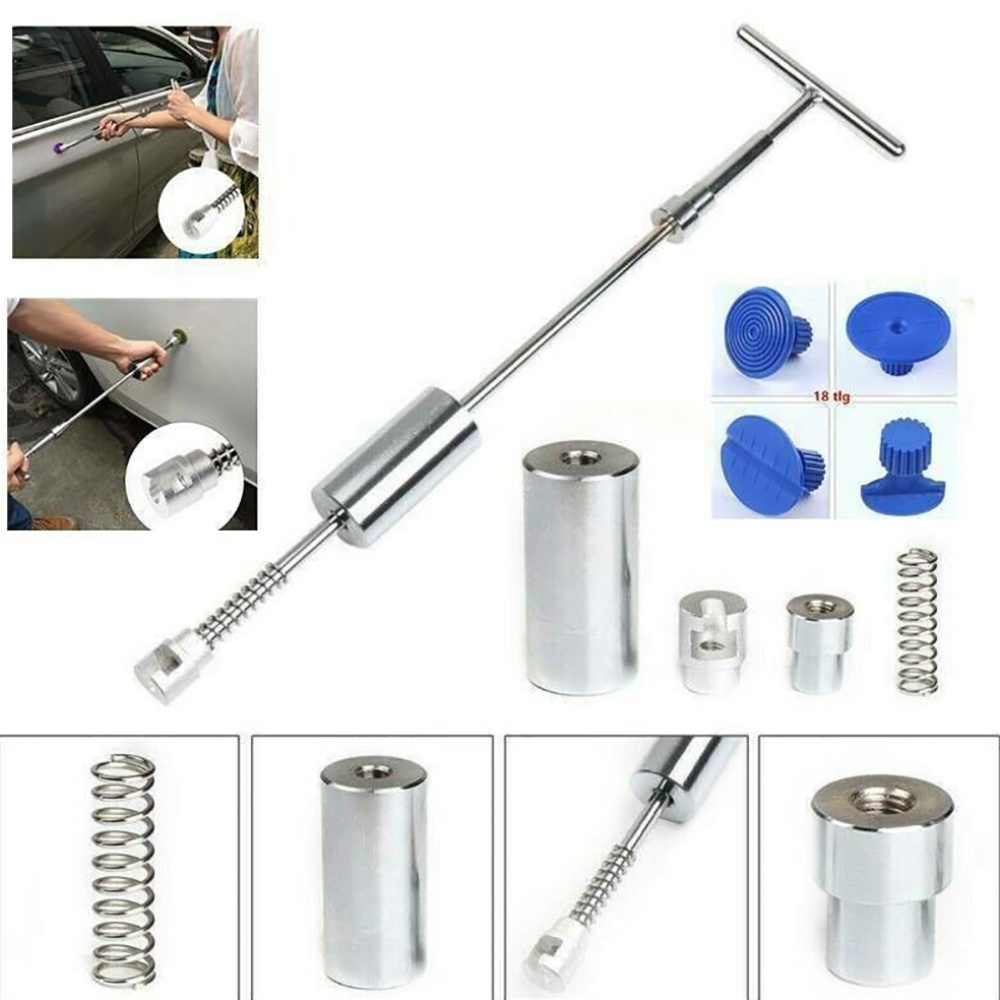 57pcs Professional Paintless Dent Repair Rod Kit, Auto Body Tool Set