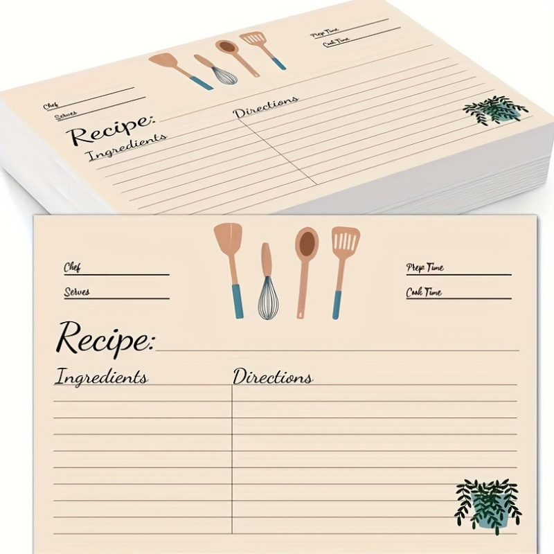 Cocktail Recipe Card Printable, Drink Recipe Card Template, Cocktail