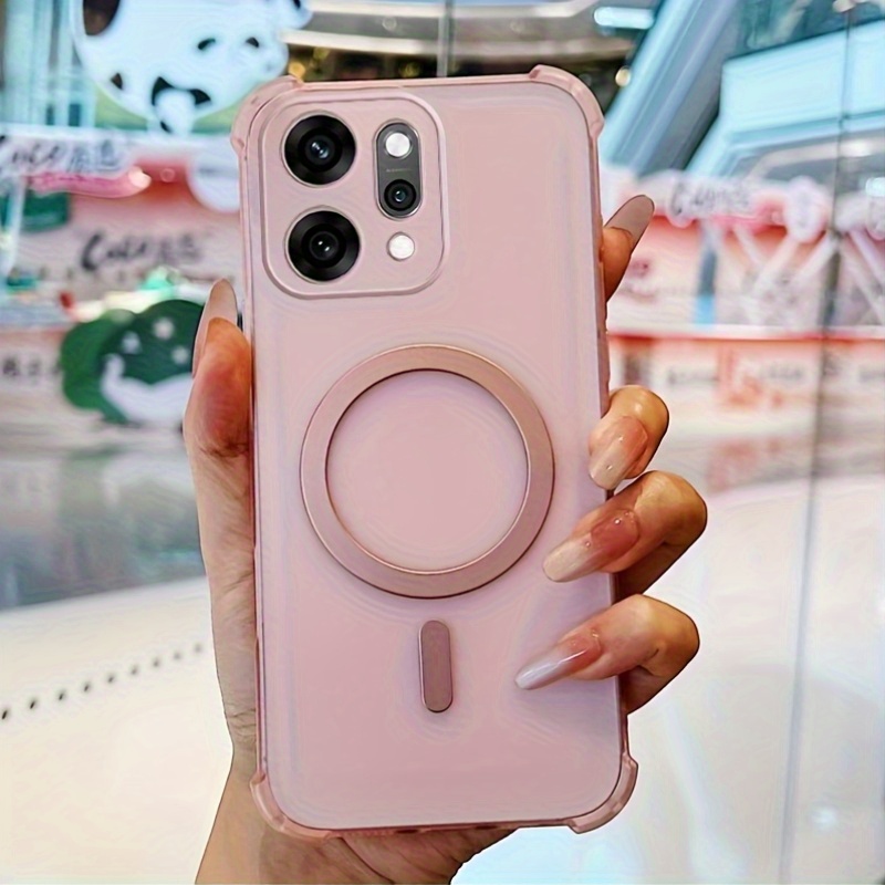 Mixroom - Cover Custodia Back case In TPU Silicone Morbida Per Oppo Find X3 Pro Fantasia Pois Bianco E Rosso P236