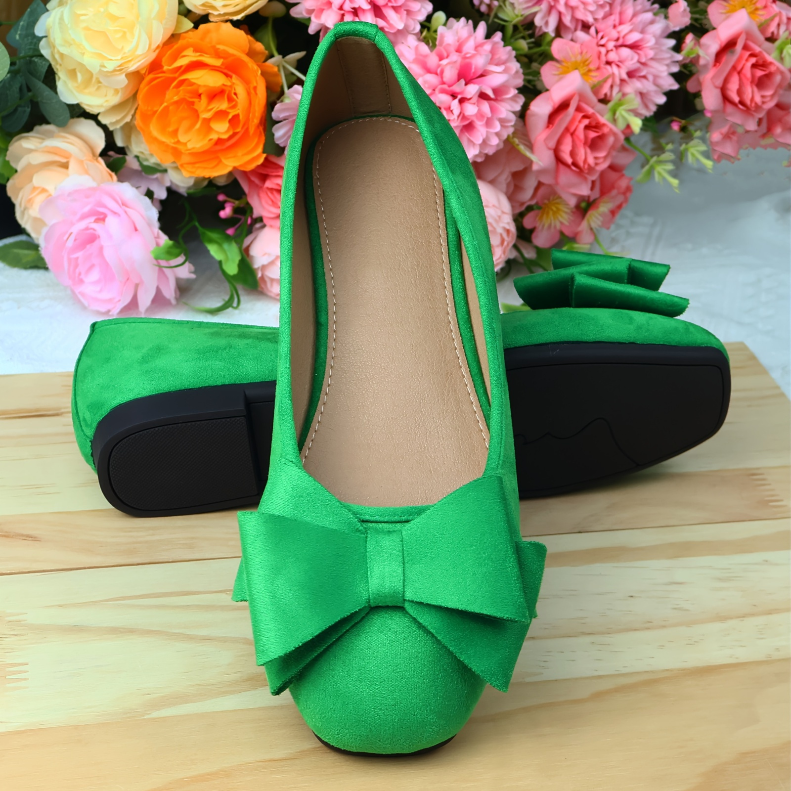 bowknot flat shoes dressy comfortable flexible womens flat - Temu