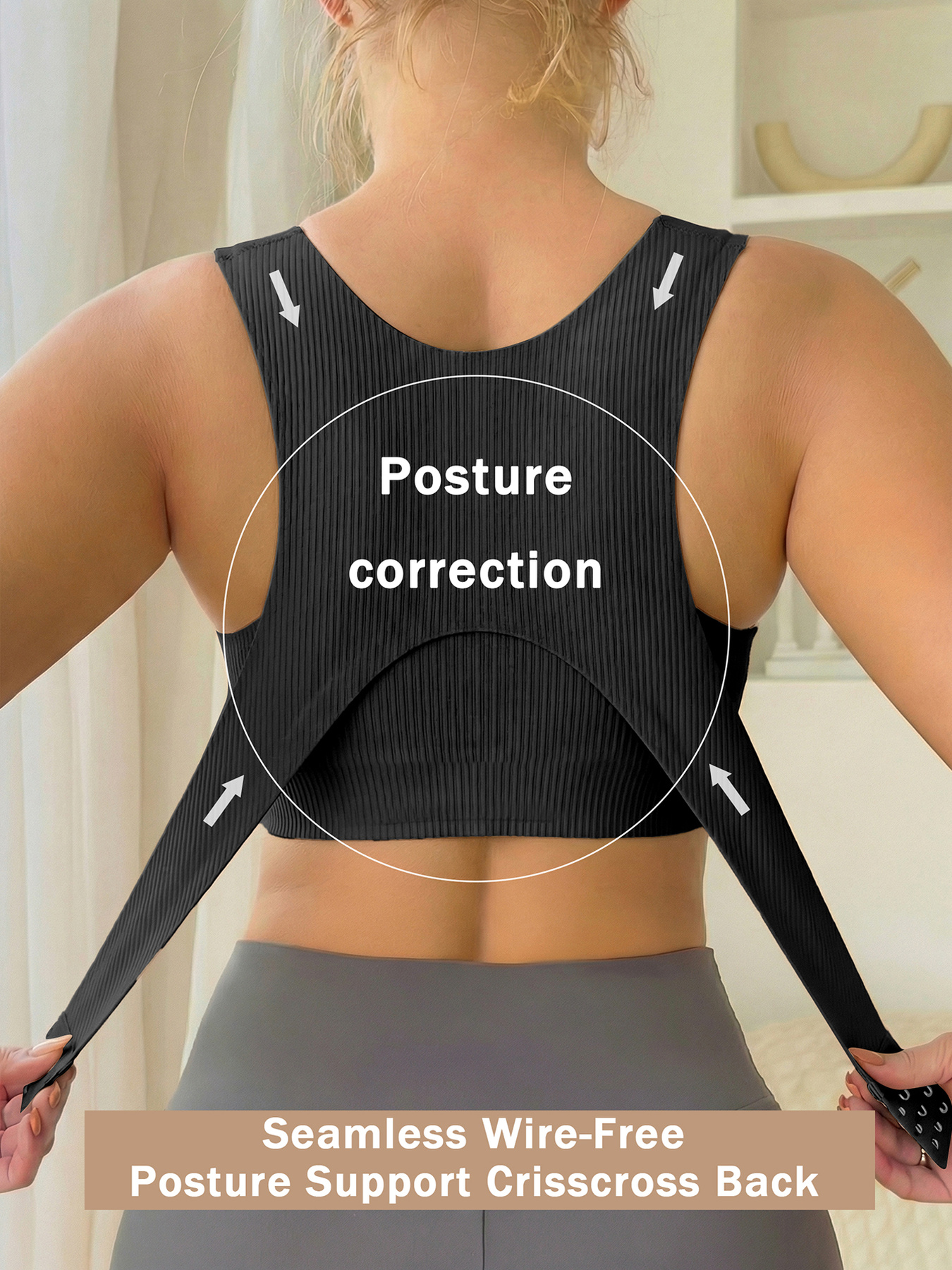 1pc womens front closure seamless bra wireless wide strap push up comfortable sports adjustable lingerie