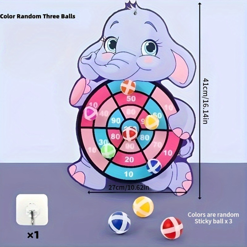 Set Kleurrijke Olifant Kleverige Bal Toss