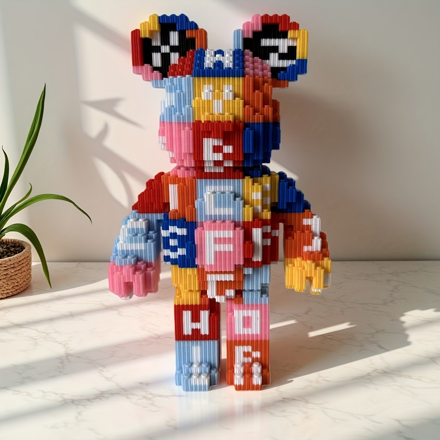 alphabet building   colorful letter   creative collectible figurine ideal for birthdays halloween valentines christmas and christmas eve gifts 3