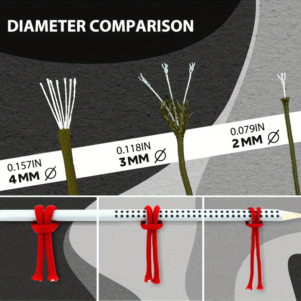 100% Nylon Rope, 30M Length, 2mm Thick for Outdoor Projects