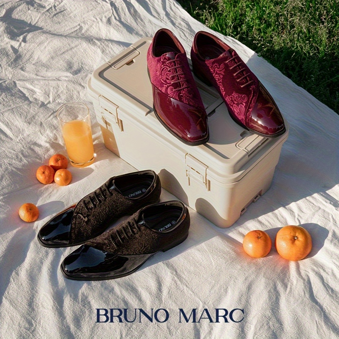 red dress shoes men sold on Temu United States