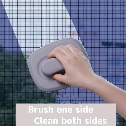 1 window screen cleaning brush with a handle a versatile mesh screen cleaner suitable for sofas walls carpets and more designed for dust removal pet hair removal and cleaning window door mesh screens