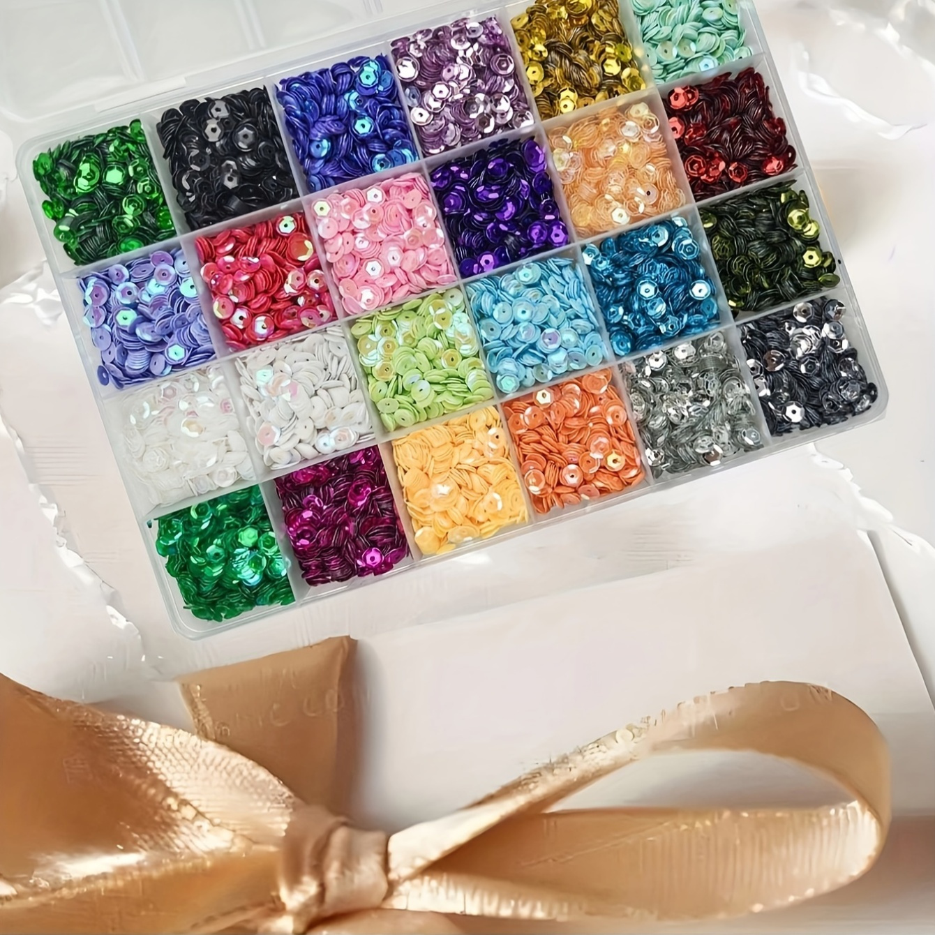 

Festive Sequin Assortment For Making, Plastic Sequins For Wedding, Love, Fantasy Themes, Crafting Accessories For Earrings, Bracelets, Necklaces, Diy Fashion Accessories Kit