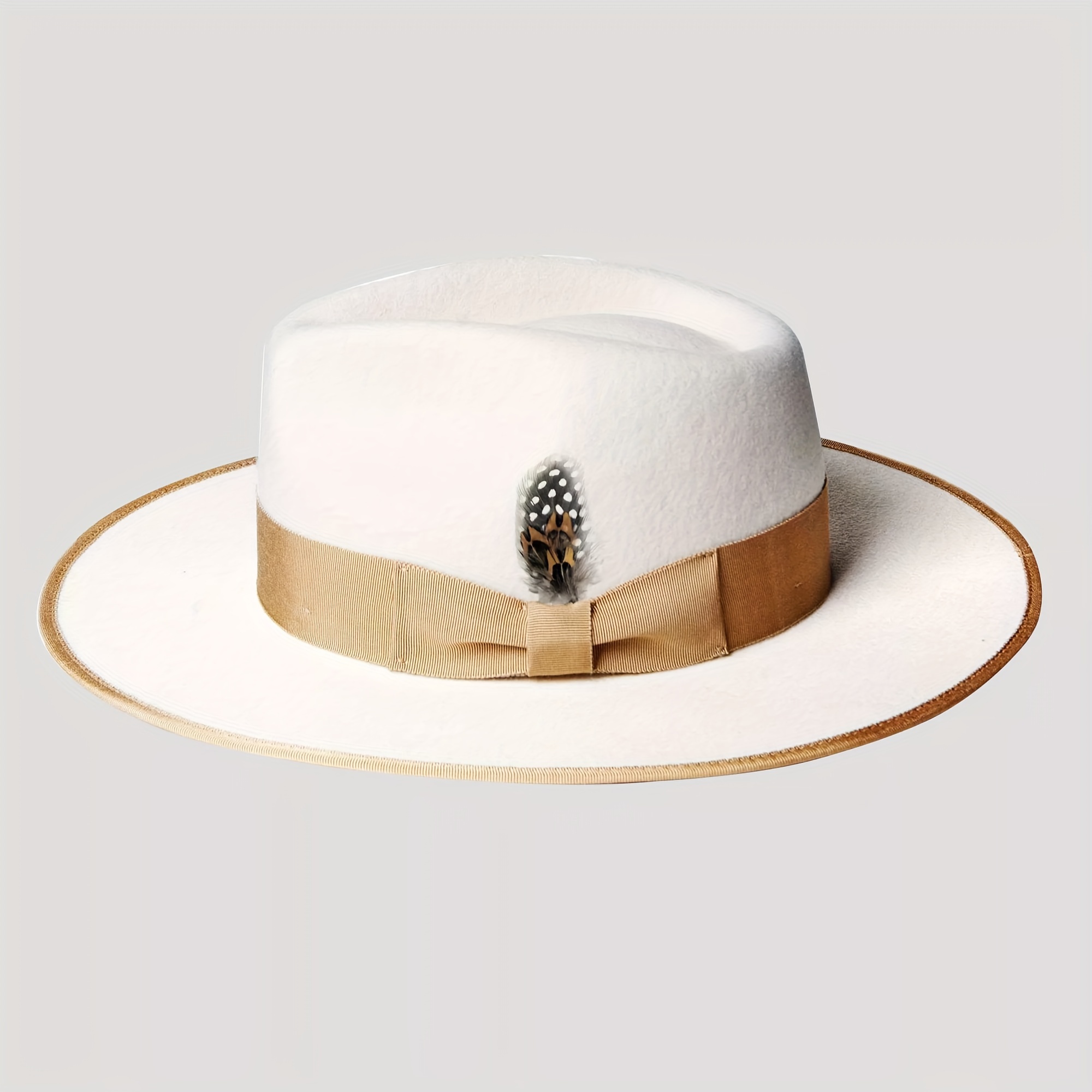 white christmas dresses Green/Pink Panama Straw Fedora Hat/Shenor Collections