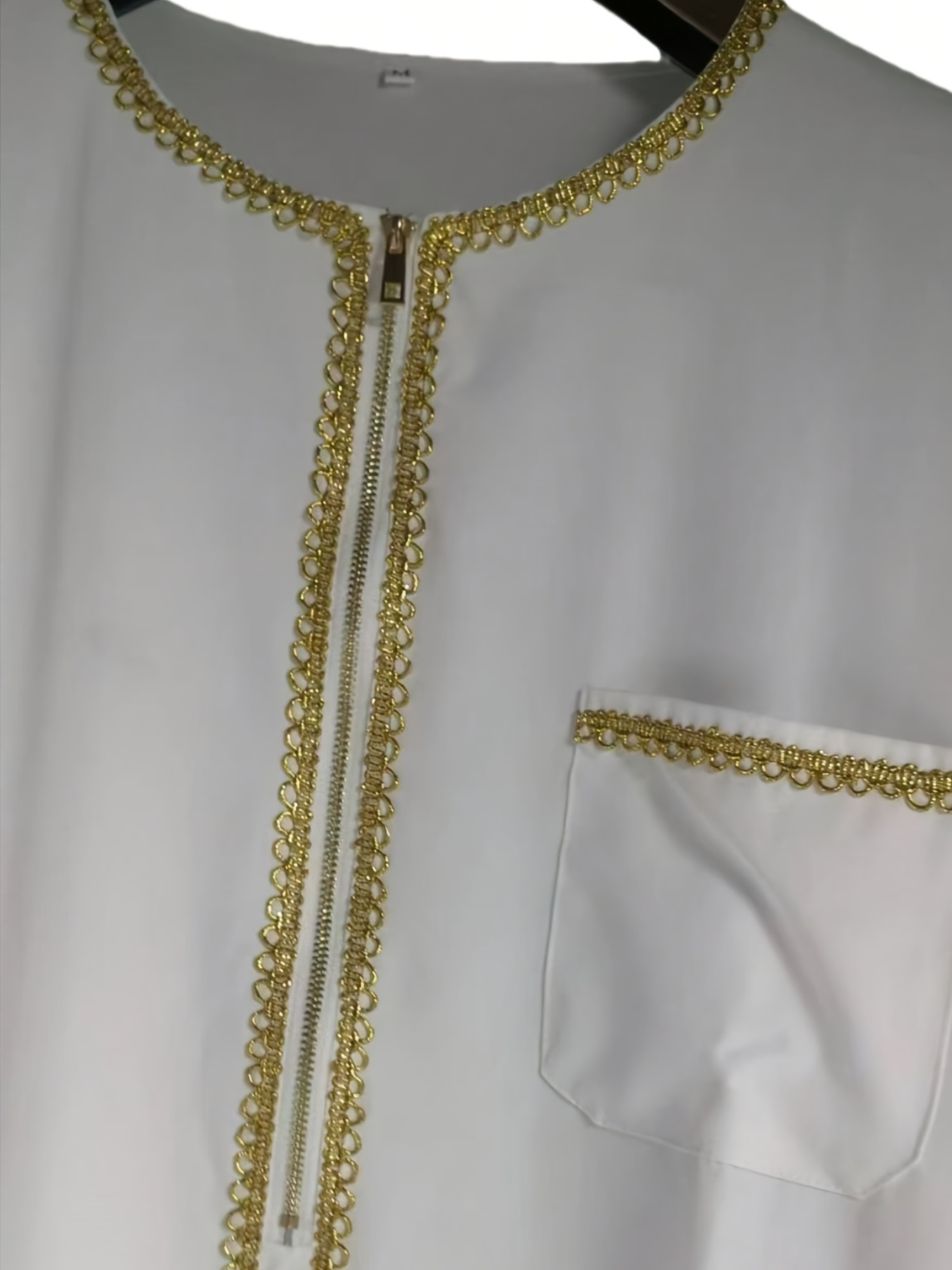 DOTBUY-SHOP Hombres Musulmán Robes, Manga Corto Thobe Arabia Saudita Tradicionales Trajes Bata Ropa Etnica Dishdasha Kaftan Kandoura Para Islámico Medio Oriente Turkish