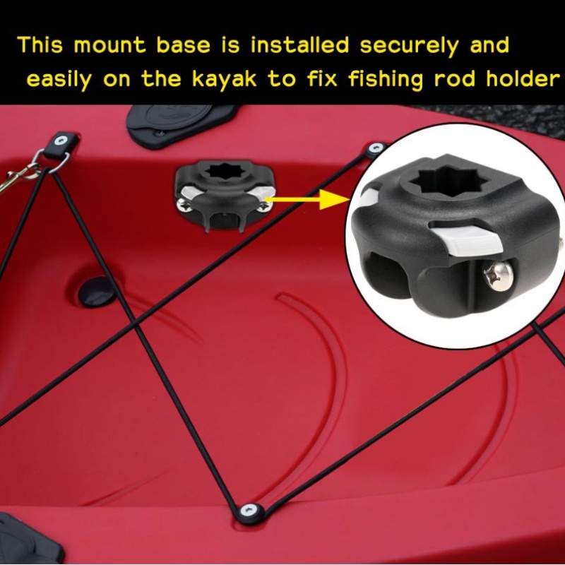 2 Sets Kayak Multifunctional Semicircle Base with Screws