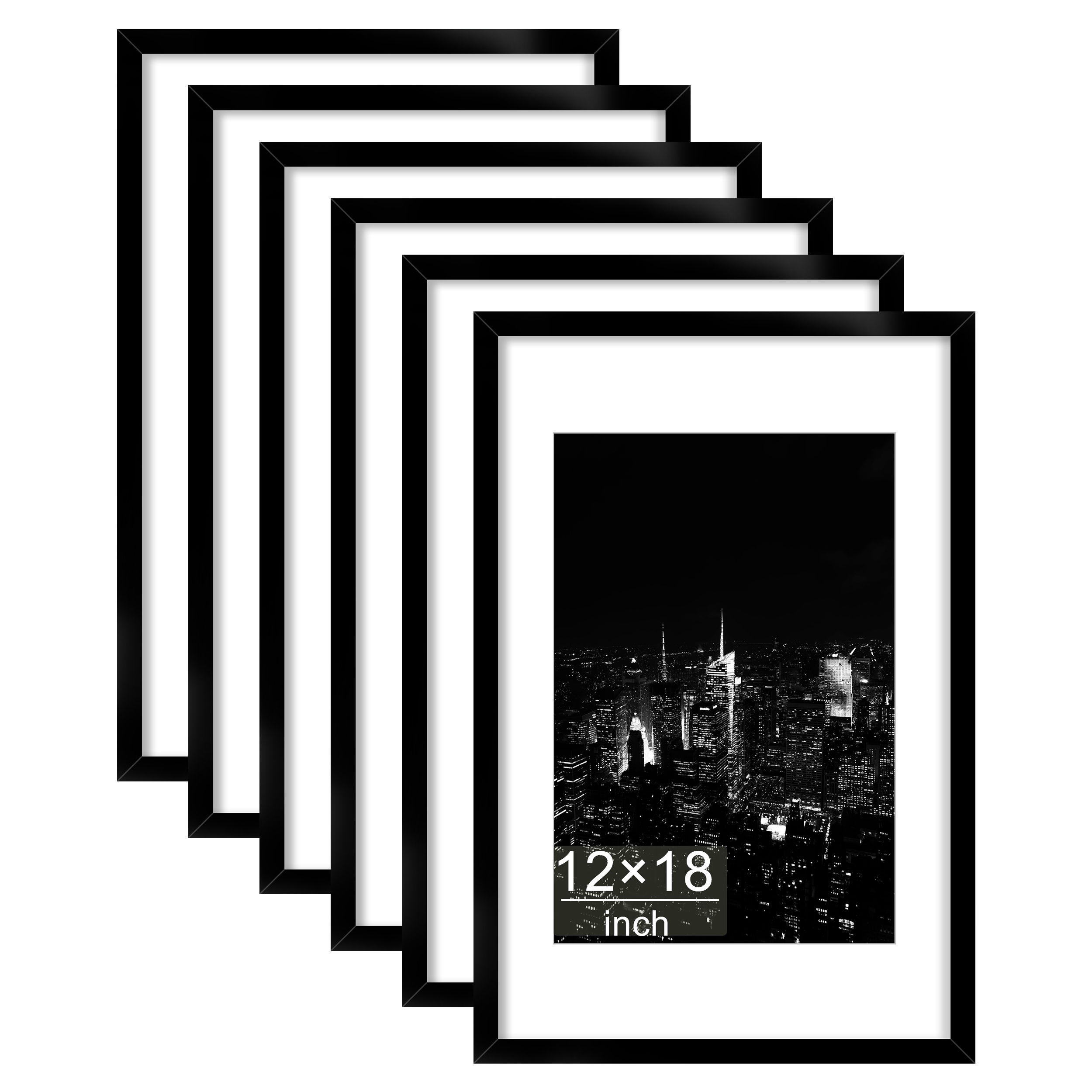 1 6 of 1 picture frame 12 x 18 inches picture frame for   gifts and wall art decoration for   room office decoration beautiful display your home painting travel photos christmas new year gift ideal gift blac 0
