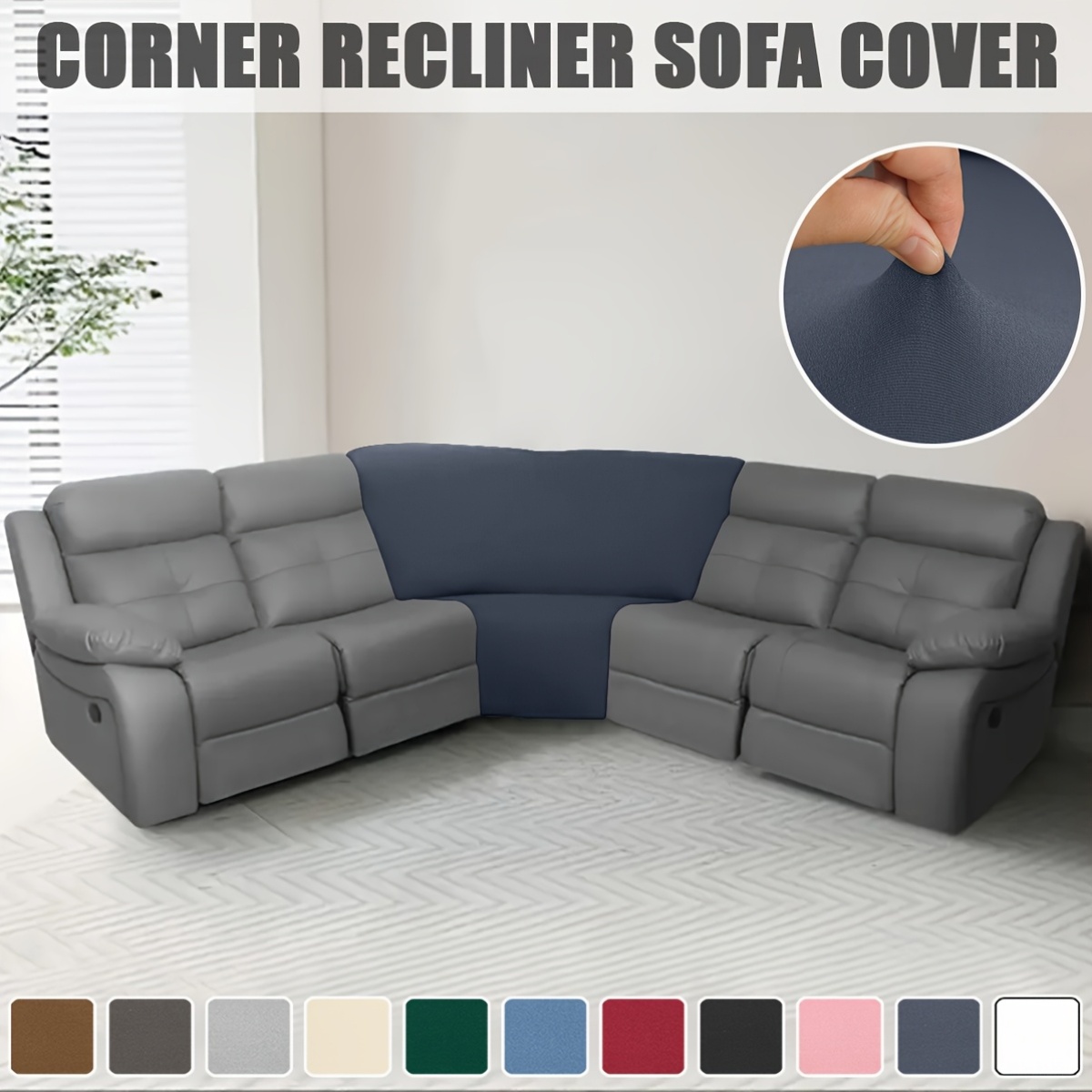 1pc milk sofa cover elastic sofa cover furniture protector living room detachable recliner sofa cover recliner l shaped sofa sofa additions