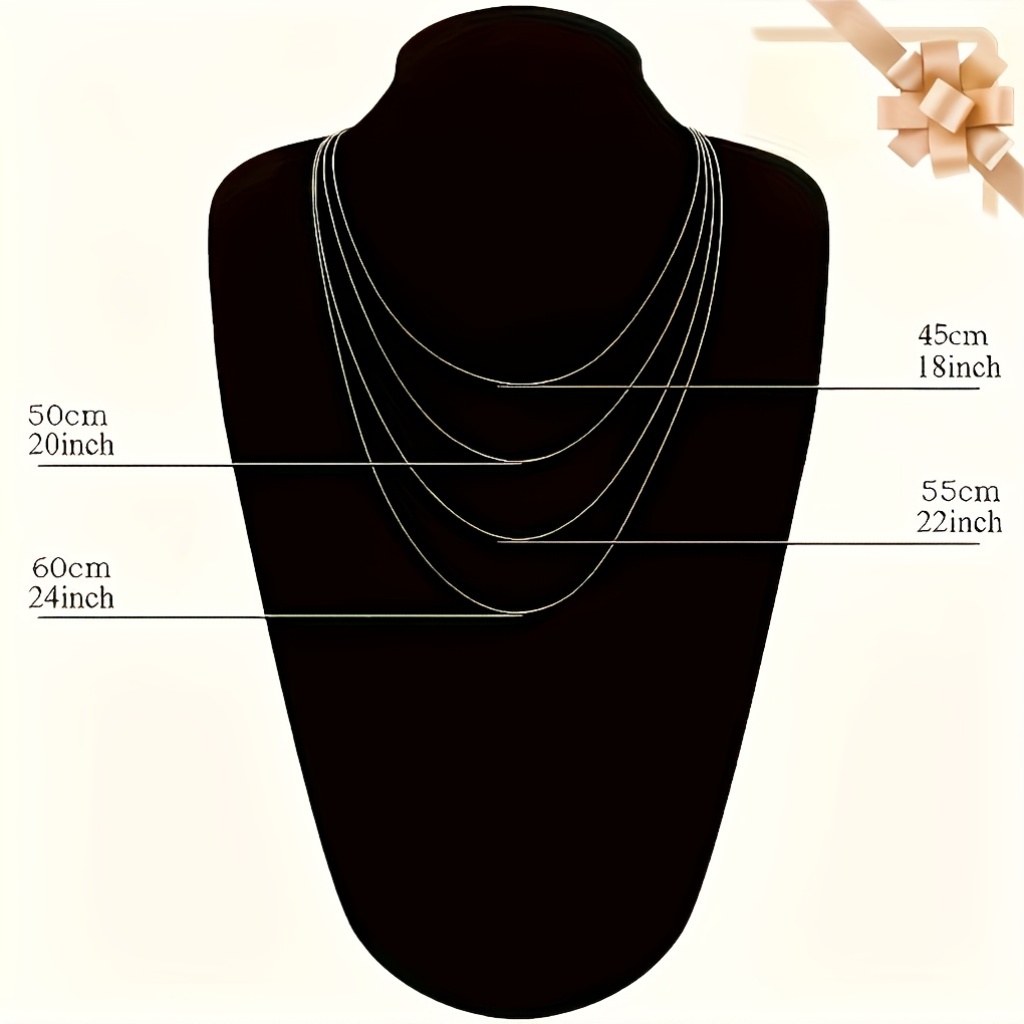 Women's 925 Silver Twisted Rope Chain Necklace