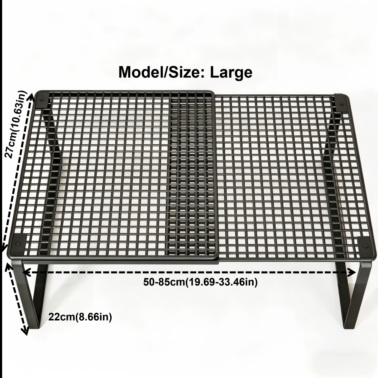 Multi-Layer Stackable Telescopic Storage Rack
