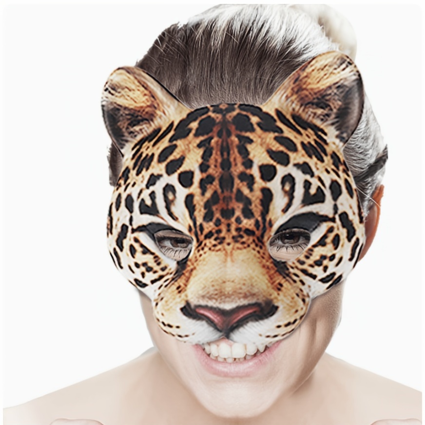 Leopard Costume Mask for Themed Parties