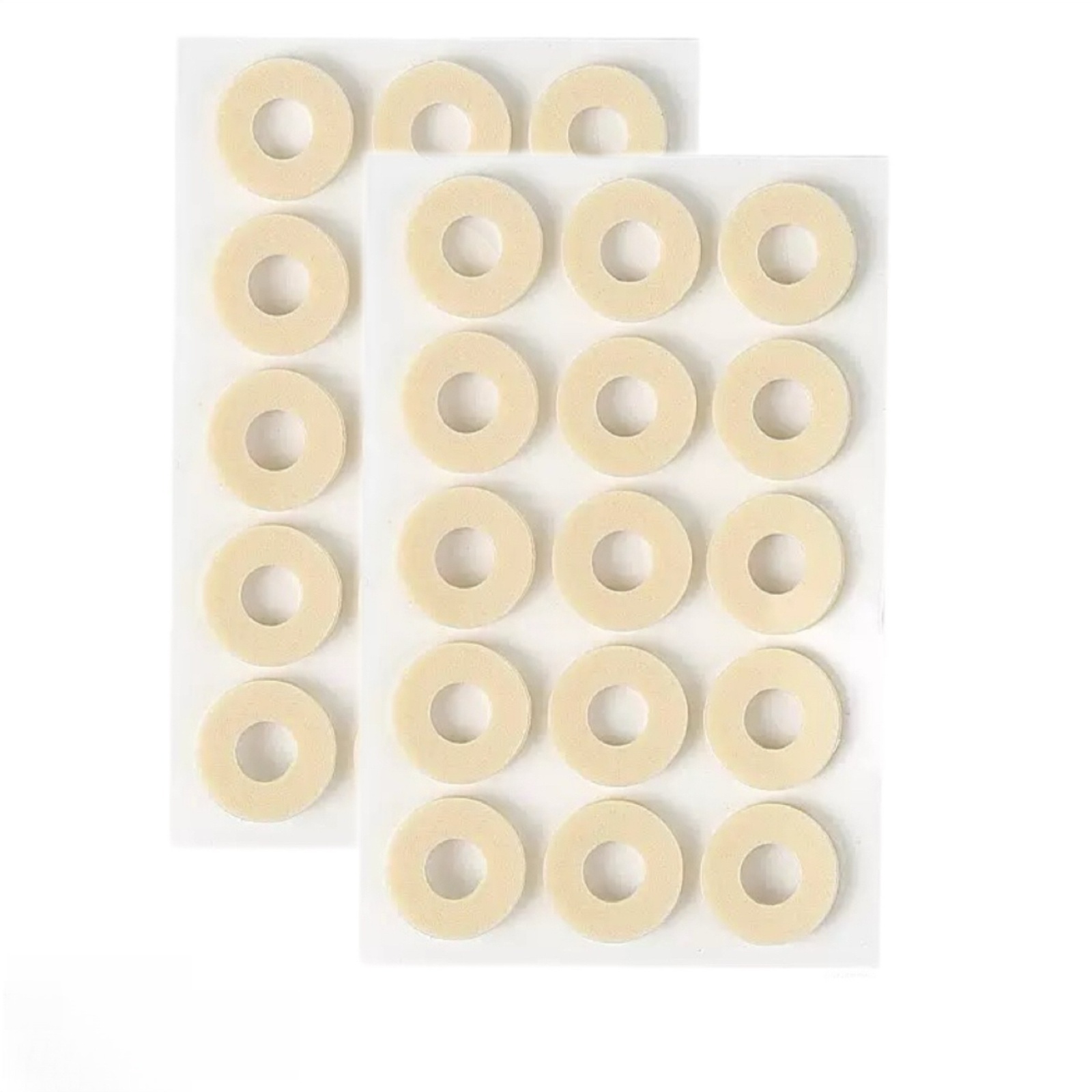 30/60pcs Self-adhesive Latex Sponge Foot Pads, Comfortable Light Beige Design, Non-slip And - Essential For Home And Travel