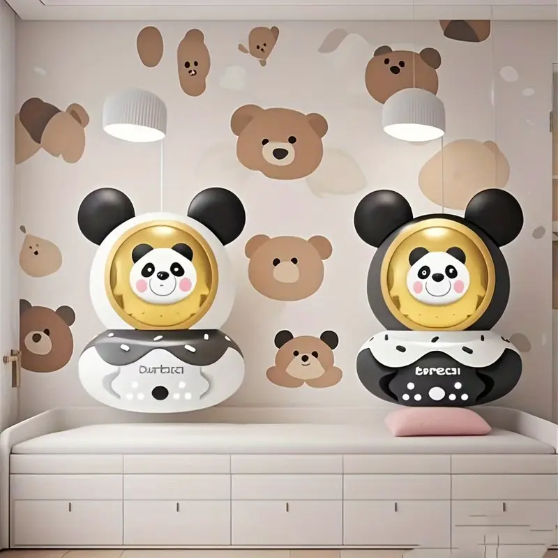 creative cute cartoon panda night light student desk lamp decoration eye protection atmosphere light Product details 4