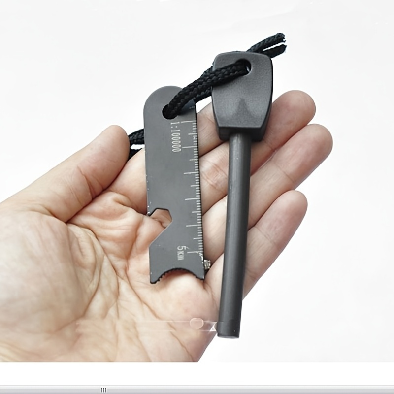 Large Solid Magnesium Rod Fire Starter with ABS Handle