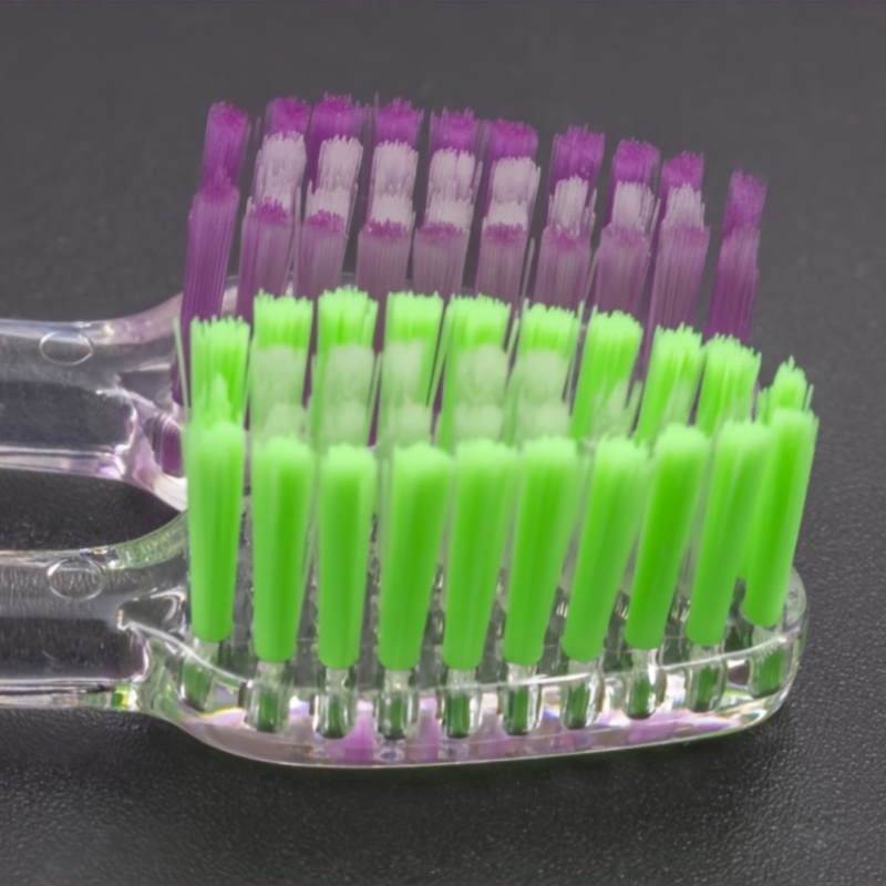 5pcs Dual-Head Toothbrushes with Interdental Cleaning Brushes
