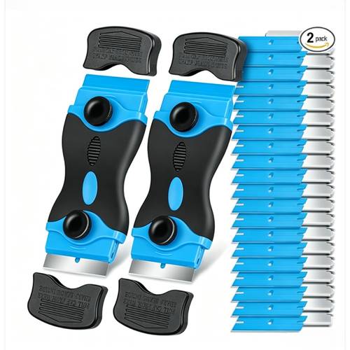 item picture 2 scraper tools 20 metal 20 plastic 2 in 1 scraper for decals stickers labels caulk removal on glass window car paint floor tile kitchen bathroom supplies