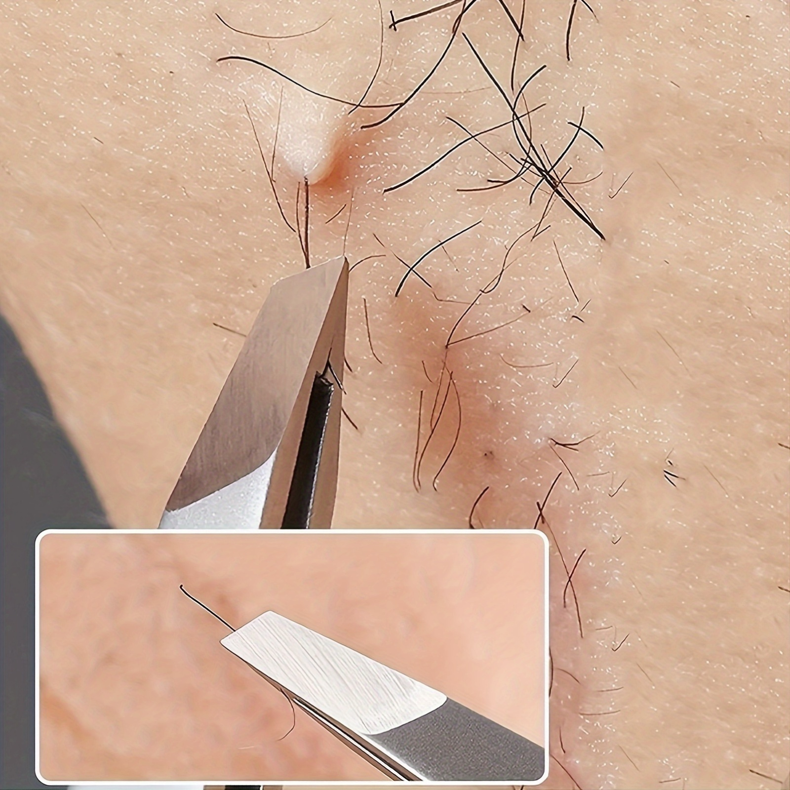 1pc professional stainless steel eyebrow tweezers featuring a 110 precision angle and an ultra thin seamless design for   removal   facial and ingrown hairs measuring 3 86 inches in length