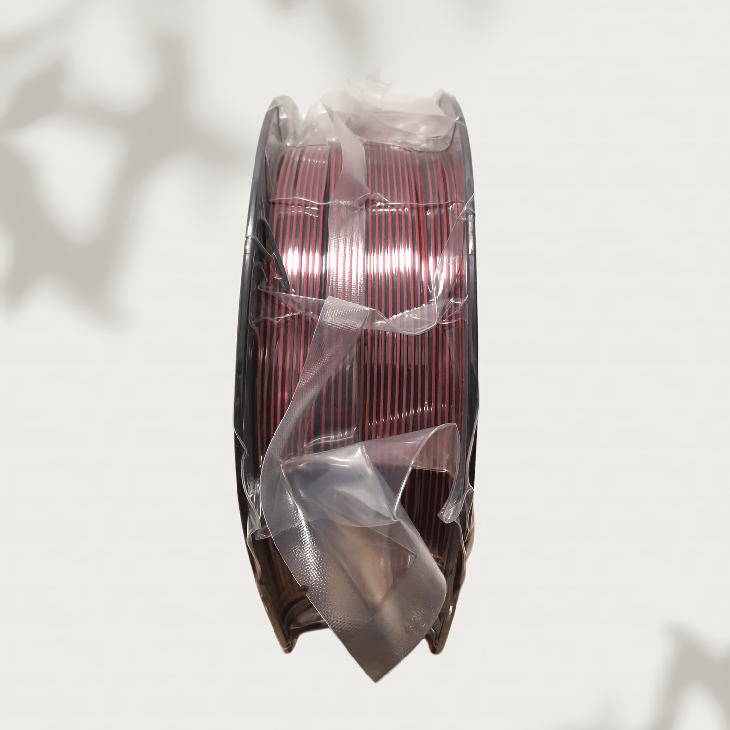 Pla 3d Printer Filament, Black-red Pla Filament 1.75+/-0.02mm, Shiny Coextrusion Pla Filament, Color Changing 3d Printing Filament, 1kg/2.2lbs