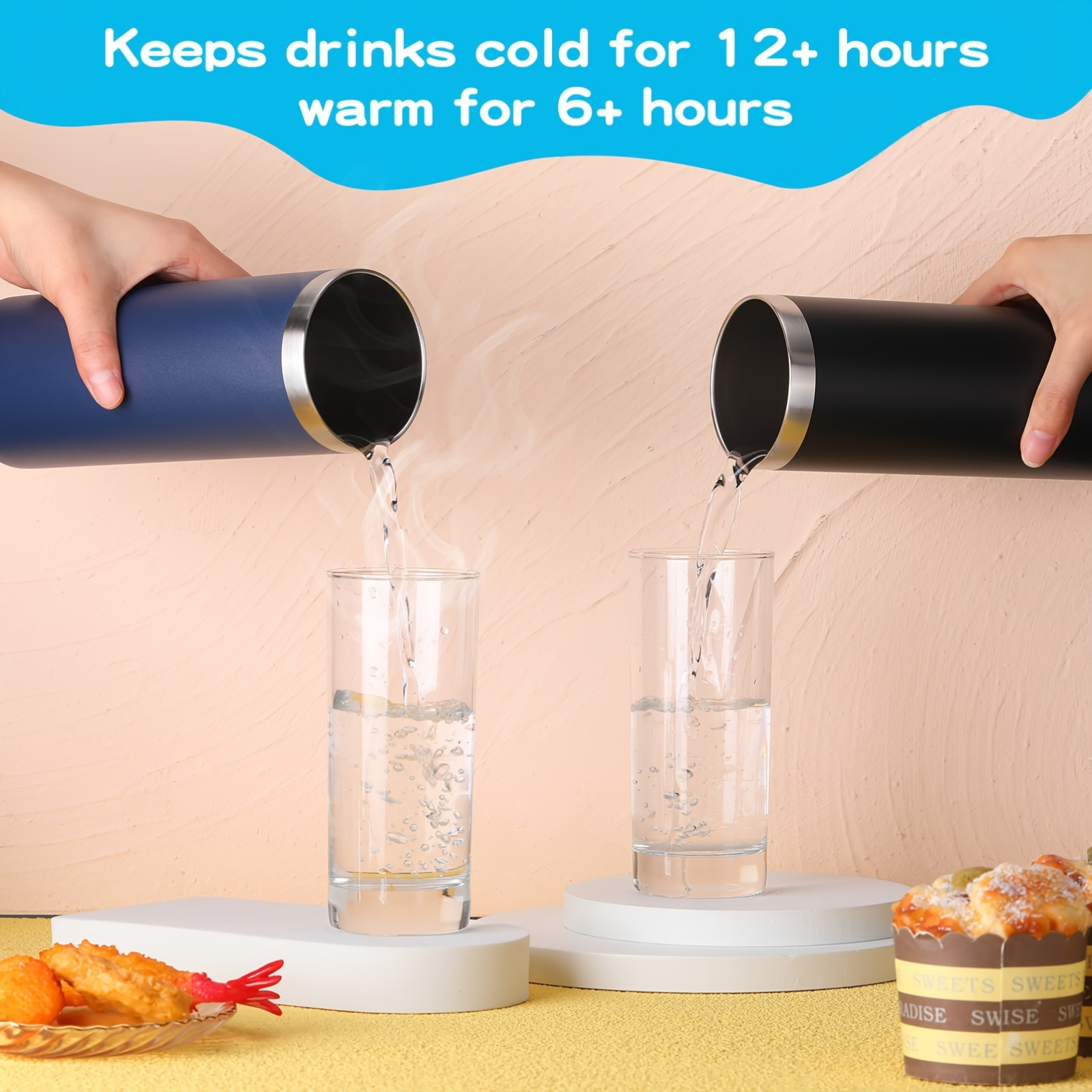 skinny tumblers 20 oz tumbler bulk with lids and straws blank   insulated cup double layer water tumbler for travel white black   12pcs