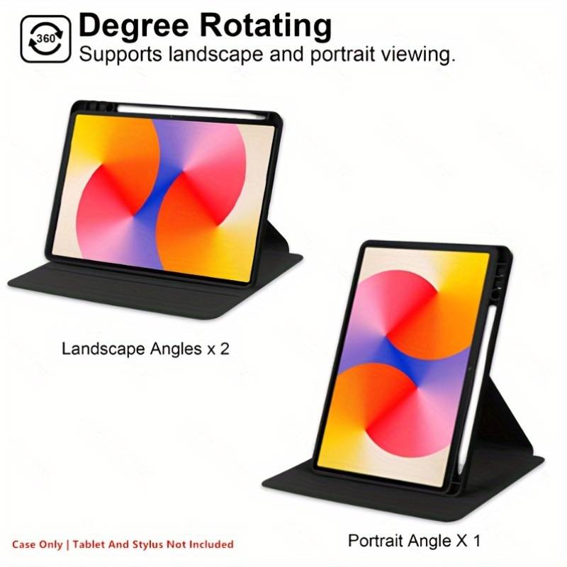 Étui Tablette Huawei MatePad 11.5 2025 - Support Folio 360°, Cuir PU, Protection Complète, Multi-angles