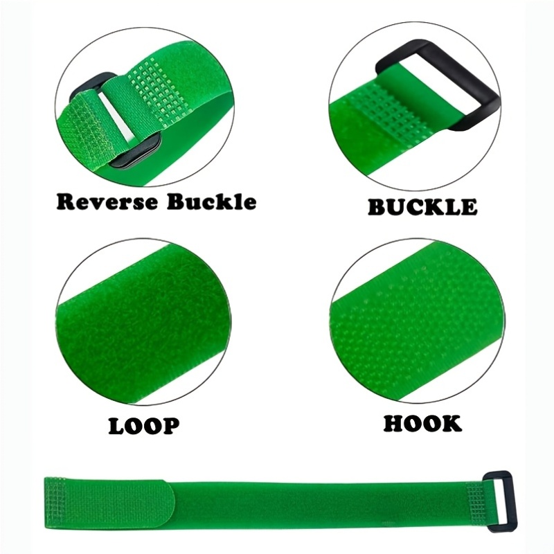 45pcs Fastening Cable Ties, Adjustable Microfiber Nylon Cloth Straps