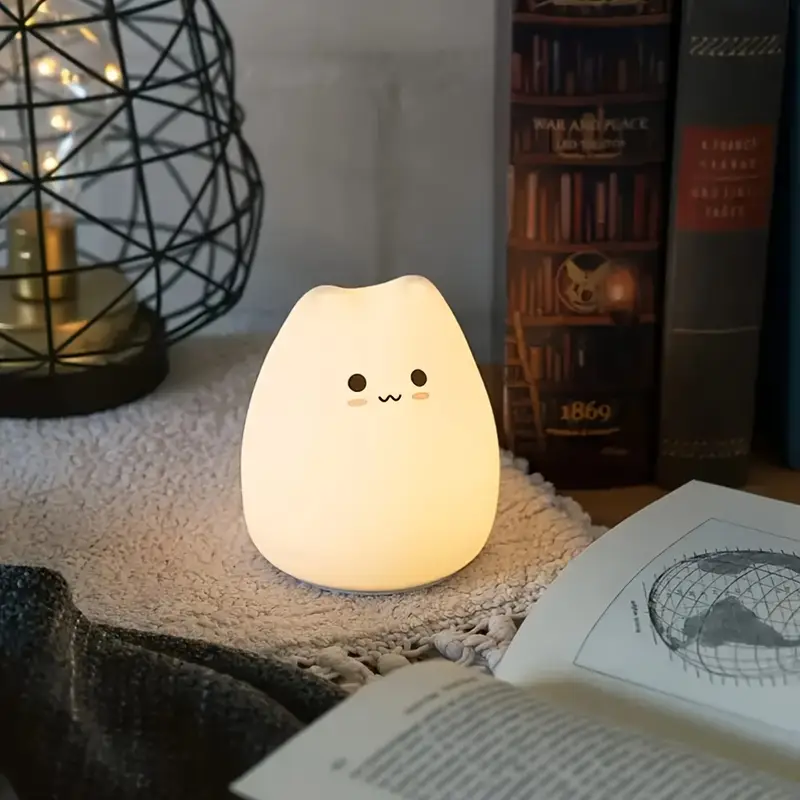 bedroom cartoon creative silicone bedside light sleep night light Product details 8