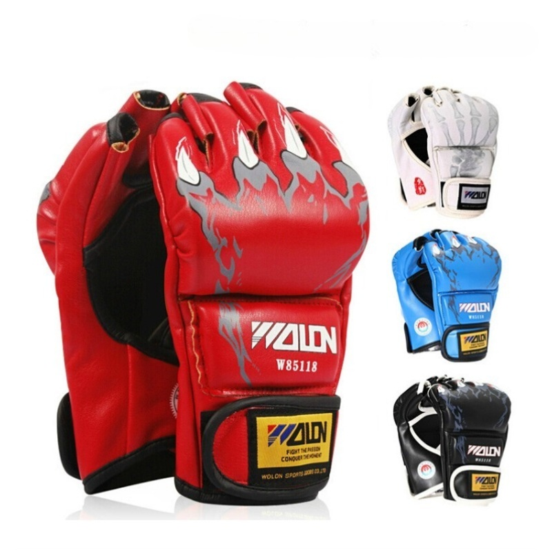 split finger boxing gloves for fighting   ghost gloves half finger punching bag gloves fighting gloves