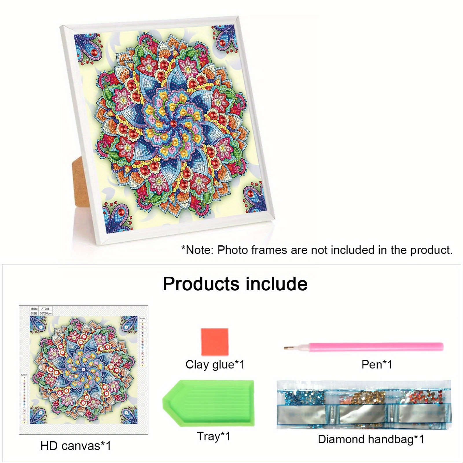 Baipisan Succulents Gnome Tabletop Diamond Art Painting Kit Ornaments, Special Shaped Rhinestone Diamond Dots For Adults Beginners,diy Crystal Gem Painting With Diamond Craft Decorations For Home P 358878805