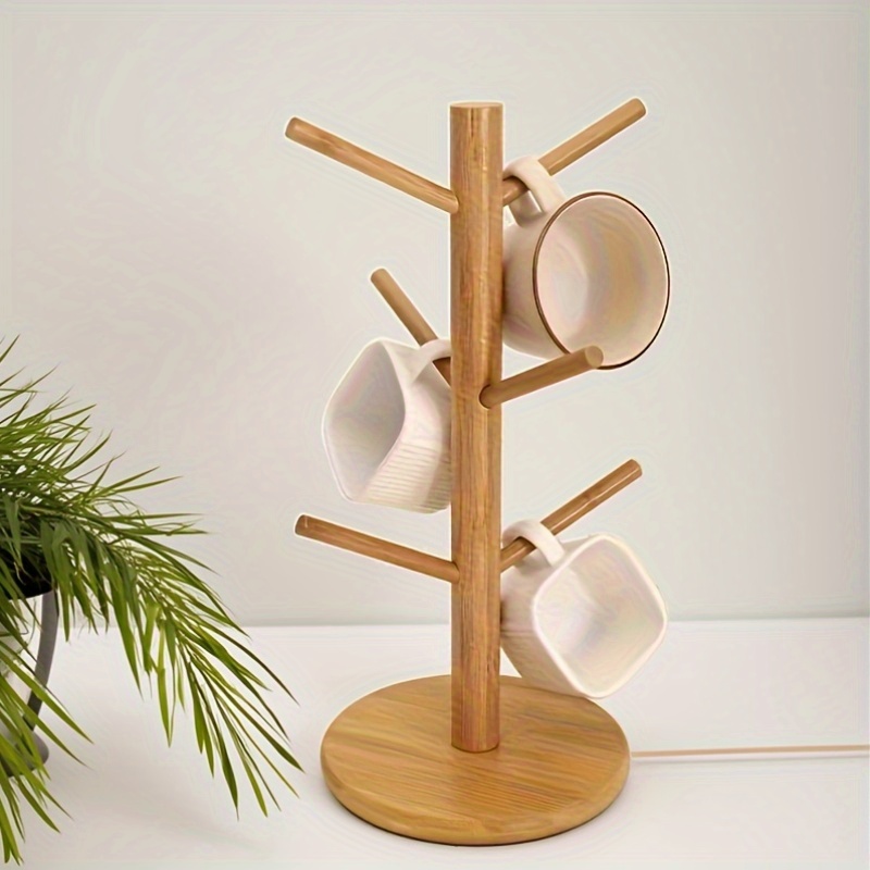 *. Premium Kaffeebecherhalter aus Massivholz