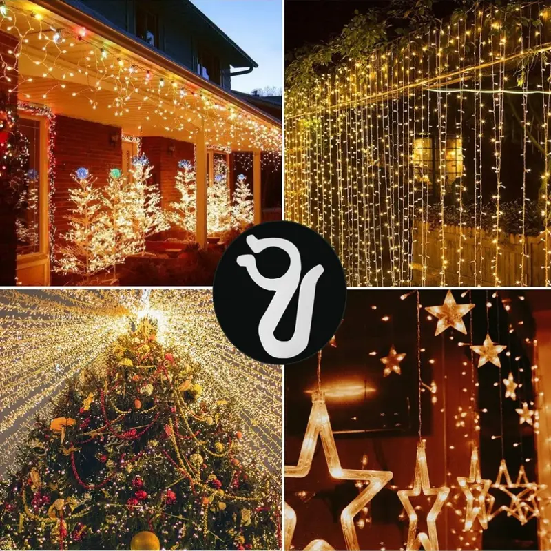 15 robuste lichterklemmen weihnachtsbeleuchtung ideal