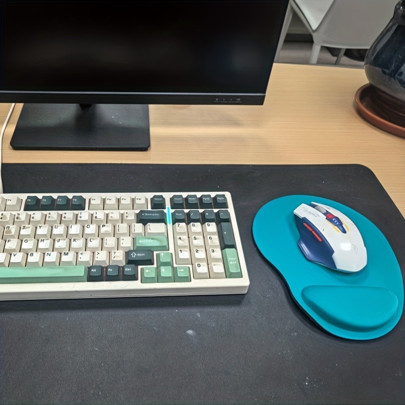 Ergonomic Wrist Rest Mouse Pad with Soft Memory Foam