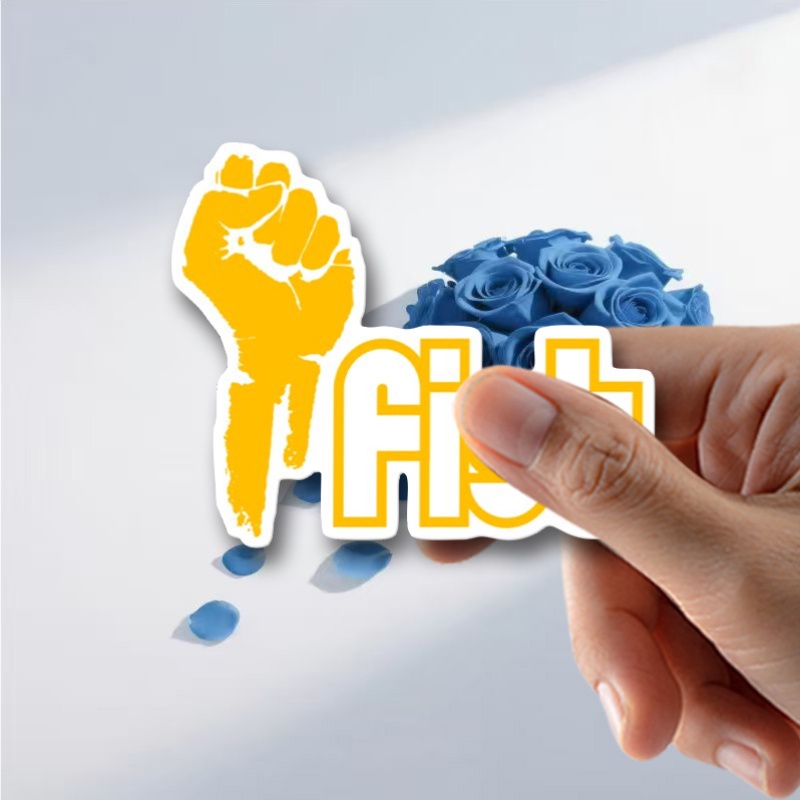 품목 사진 차량, 범퍼, 노트북, 헬멧,  , 공구 상자 등에 적합한 펀치 스티커. 내구성이 뛰어난 비닐 스티커