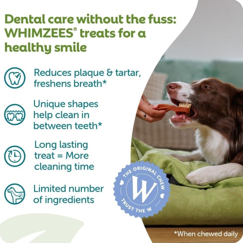Toothbrush, Dog Dental Sticks, Dog Chews for Breeds, Monthly Pack (30pcs), Size S