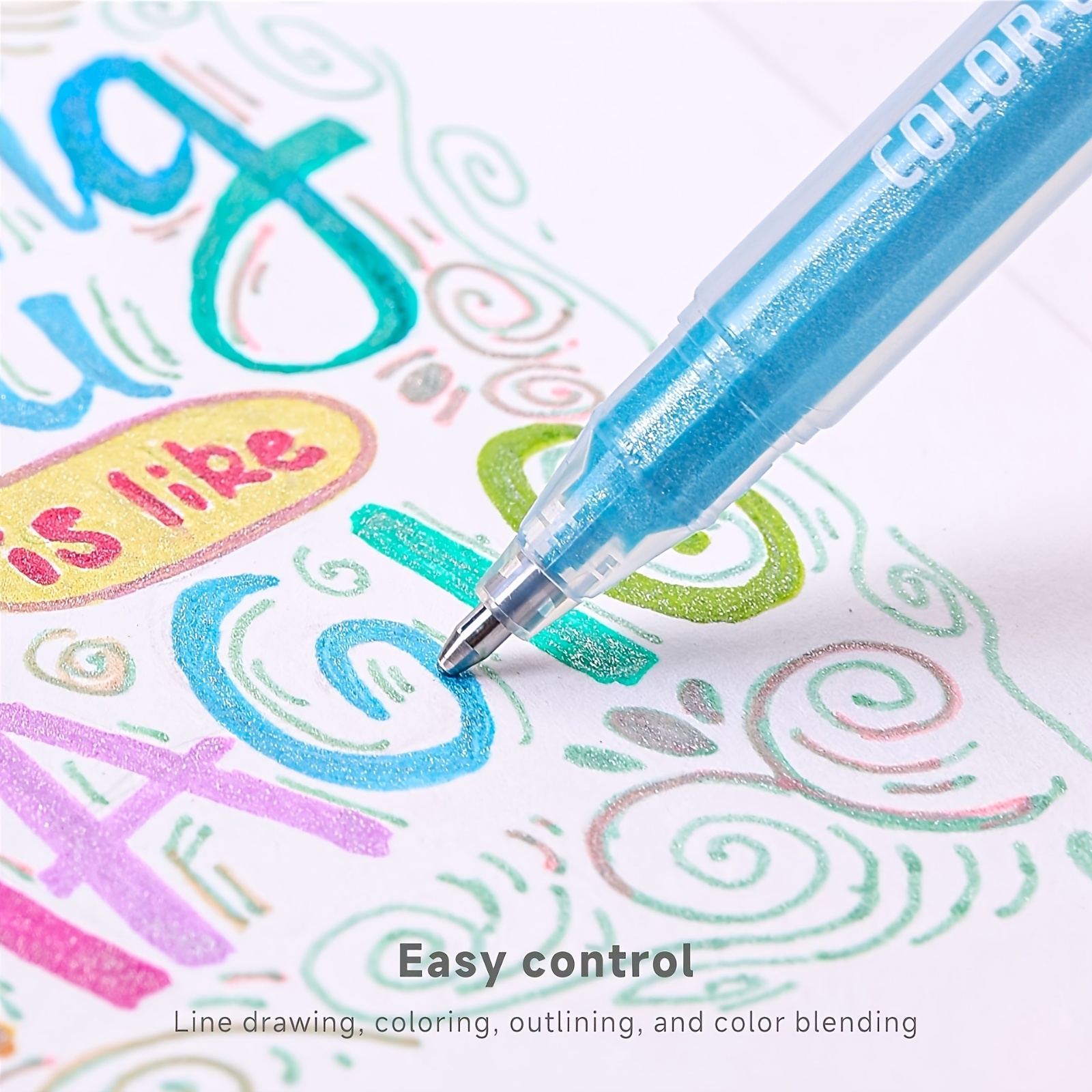 LANGUO Colored Gel Pens Set, 250/286pcs High Capacity Ink