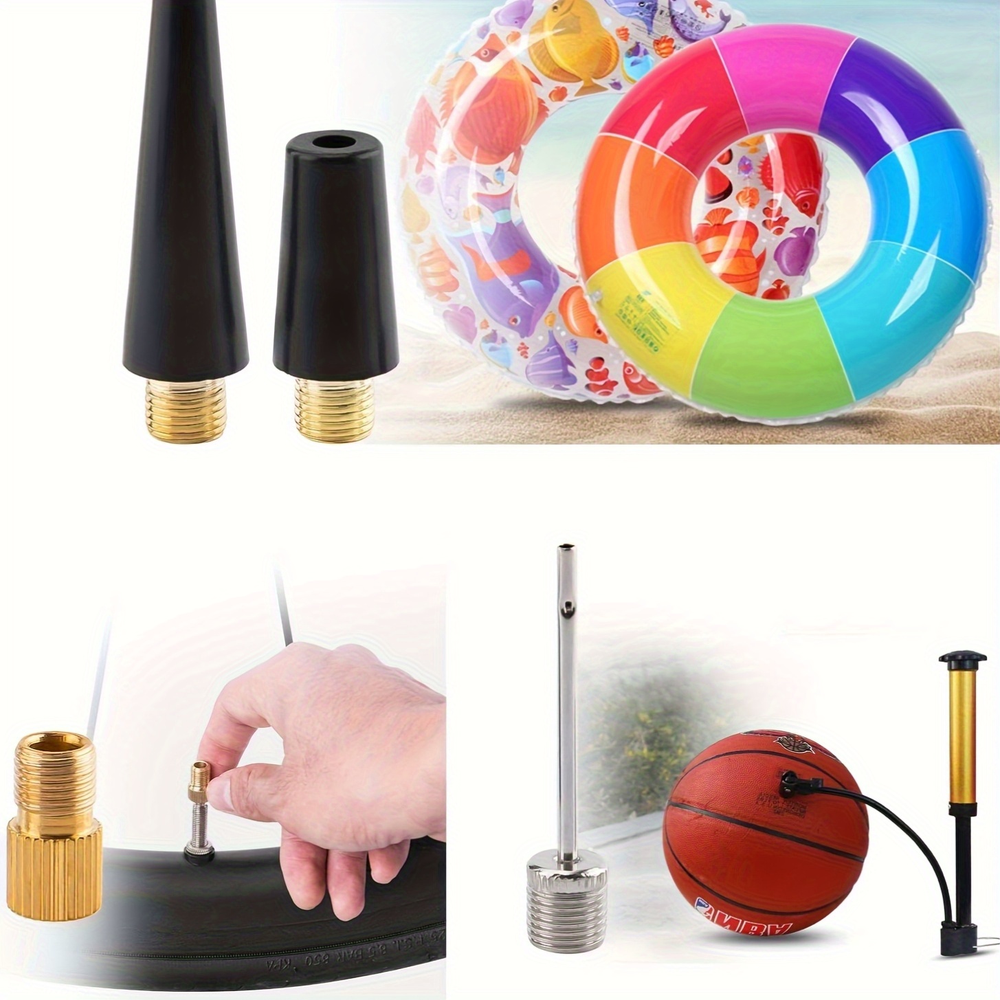   шланг для накачки шин 30 см/11,81 дюйма/m8 | с воздушным клапаном | плетеная синтетическая резина | адаптер клапана   в schrader | для воздушных компрессоров | прочный и гибкий - для автомобилей | мотоциклов | велосипедов Детали 4