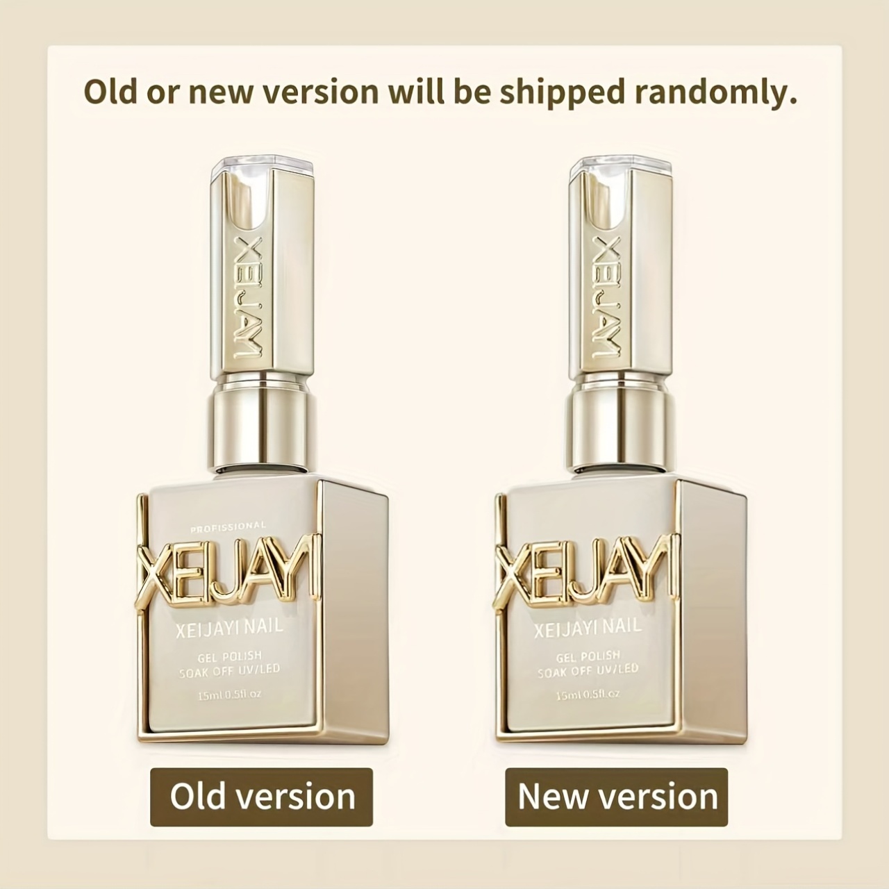 15ML XEIJAYI Гел за нокти | Полу-перманентен / LED гел за салон и, Светъл цвят, Гладък и издръжлив, Идеален за коледни подаръци