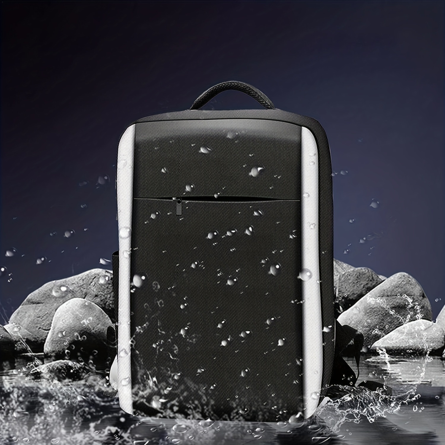 TEMU Große PS5-Konsole-Rucksack mit großem Volumen - Spätester Reisekoffer für for sony PlayStation 5, Controller, Monitor, Headset, Spiel-DVDs,