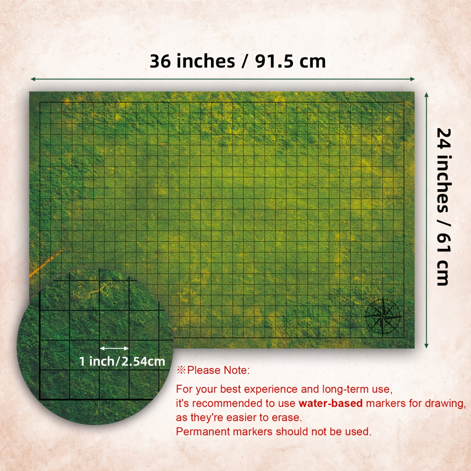 Battle Board Game Mat Set for D&D RPG